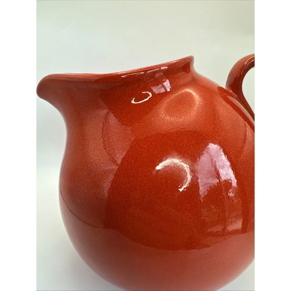 Vintage Waechtersbach Solid‎ Red bubble shaped 70 oz Pitcher